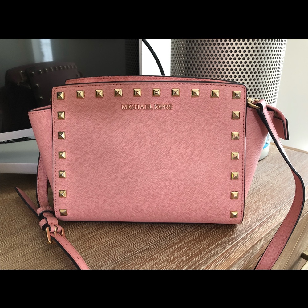Michael Kors studded cross body bag